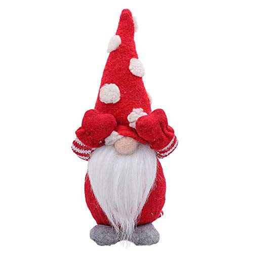 Weihnachtswichtel Dekoration Rot Handgemachte Tomte Santa Plüsch Puppe Skandinavische Zwerg Weihnachten Tischschmuck Zwerg Figuren Cover