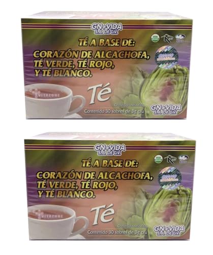 Natural Choice, Té de Alcachofa con 2 cajas de 30 sobres c/u GN+Vida