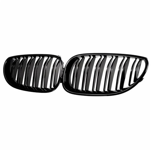 Parrilla delantera para Serie 5 E60 E61 520i 545i tipo riñón negro 3