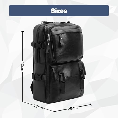 Image of KARRIER Backpack with Padded Laptop Compartment /Expandable /Multifunctional /Stylish /Daily Commute /Multiple Compartments /Unisex Backpack for Office /College /Students