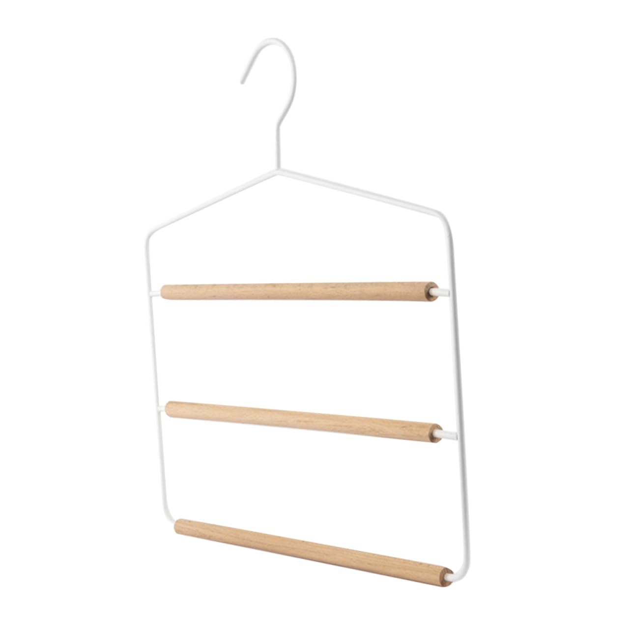 Alipis Elegant Pants Hanger Space-Saving Clothes Hanger Scarf Racks Belt Hooks