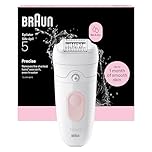 Braun Silk·épil 5, Wet & Dry Epilator, Easy Hair Removal, Lasting Smooth Skin, 5-000, Flamingo Pink