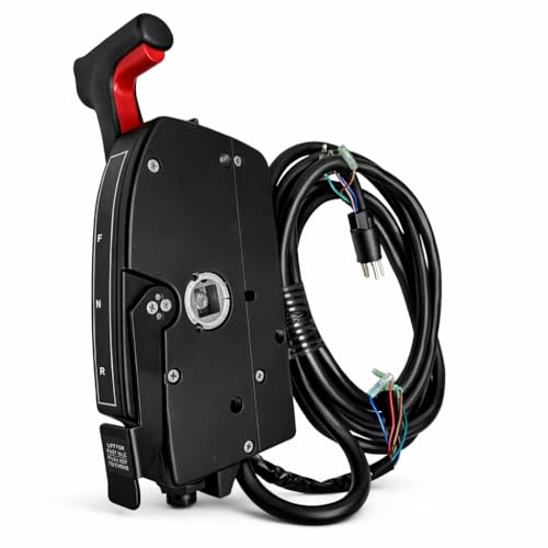 Boat Throttle Control Box 881170A15 for Mercury/Mariner Outboards Side Mount Gen I 8-Pin 15 ft Harness Power Trim/Tilt Replaces 8M0178521 & 881170A1 by FASWORX
