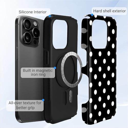 Coque magnétique iPhone 15 Pro antichoc double protection Y2K - 2
