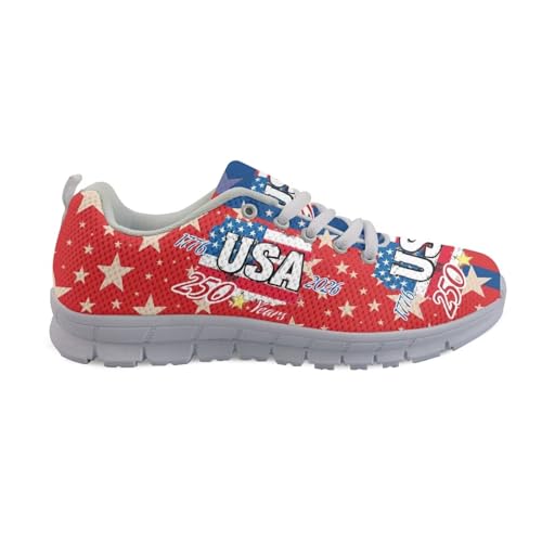 Image of GIFTPUZZ Mens Lace Up Athletic Trainers Running Sneakers Wedge Breathable Gym Lightweight Sports Tennis Shoes