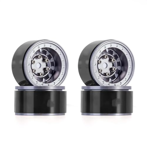 Jantes 1.0 Beadlock à décalage négatif 2.85mm en aluminium pour roues de voiture RC 1/24 W1009