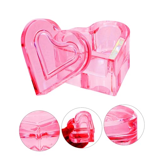 Copa de cristal en forma de corazón para manicura francesa miniatura 5