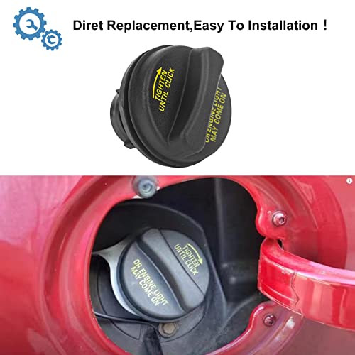 Fuel Tank Filler Cap,Gas Cap Compatible With Jaguar Lincoln Mazda Mercury ,Replace#10832P - Thumbnail 2