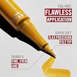 Rimmel Wonder'Ink Precision Liquid Eyeliner Pen, 002 Spiced Chestnut, Waterproof, Smudge-proof, Long-Lasting, Highly Pigmented Formula, True Matte Finish, Soft Felt Tip, Cruelty Free, Vegan - Image 5