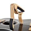 WINGO Guitar Capo for Acoustic and Electric Guitar with 5 Picks, Burlywood