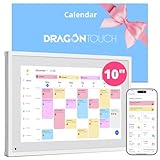 Picture of 10.1" Digital Calendar Chore Chart – 1080P Full HD Interactive Touchscreen, Smart Family Planner, Hearth Display Digital Wall & Desk Mountable for Seamless Scheduling