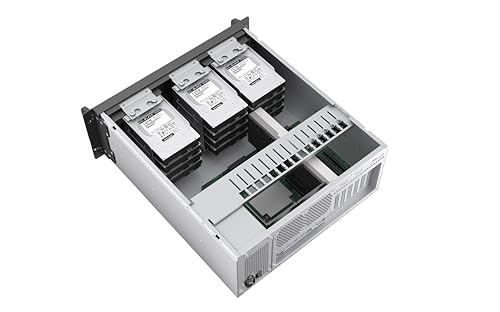 Image of Rosewill 4U Rackmount Server Chassis | Expands to 12 x 3.5 HDD | Massive ATX & PCIe Compatibility | 2X 120mm PWM Fans + 2X 80mm PWM Fans | USB 3.2 Type-C | RSV-R4012