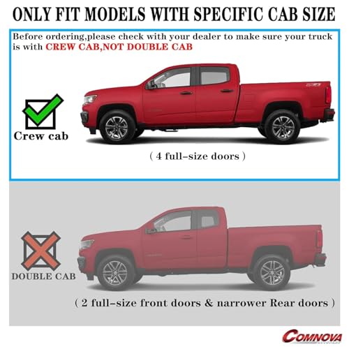 Image of COMNOVA Two Stairs Running Boards for 15-26 Chevy Colorado /Canyon Crew Cab