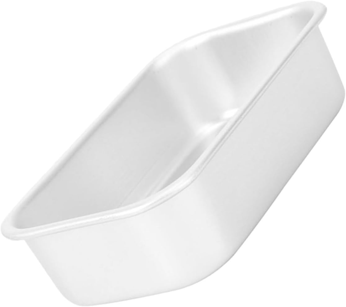 Alipis Cake Mold, Mini Bread Pan with Lid Baking and Mold Bread Mold with Lid Toast Cooking Mold Kitchen Toast Mold Reusable Toast Pan Aluminum Alloy Silver