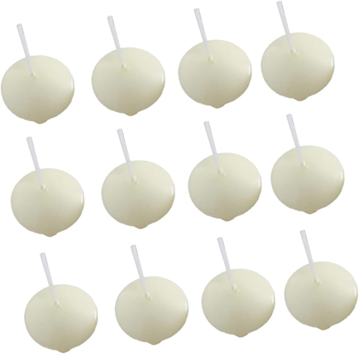 50pcs Floating Candle Flicker Votive Romantic Wedding Flameless Harry Small Candles Party Water Round Decorative Fake Ceremony for Christmas Holiday Decorations Faux Pink Xmas