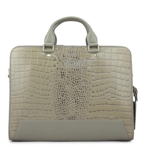 Image of Da Milano Leather Laptop Bag for Men & for Women - Fits Up To 15 inch Laptop