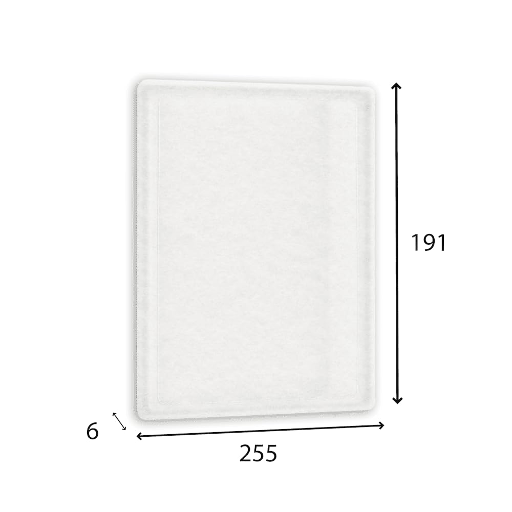 TOP FILTRE - Lot de 4 Filtres G4 Compatibles VMC Double Flux SAUTER Gorner, Medven et ATLANTIC Primocosy/Primocosy HR – Dimensions 255 x 191 x 6 mm