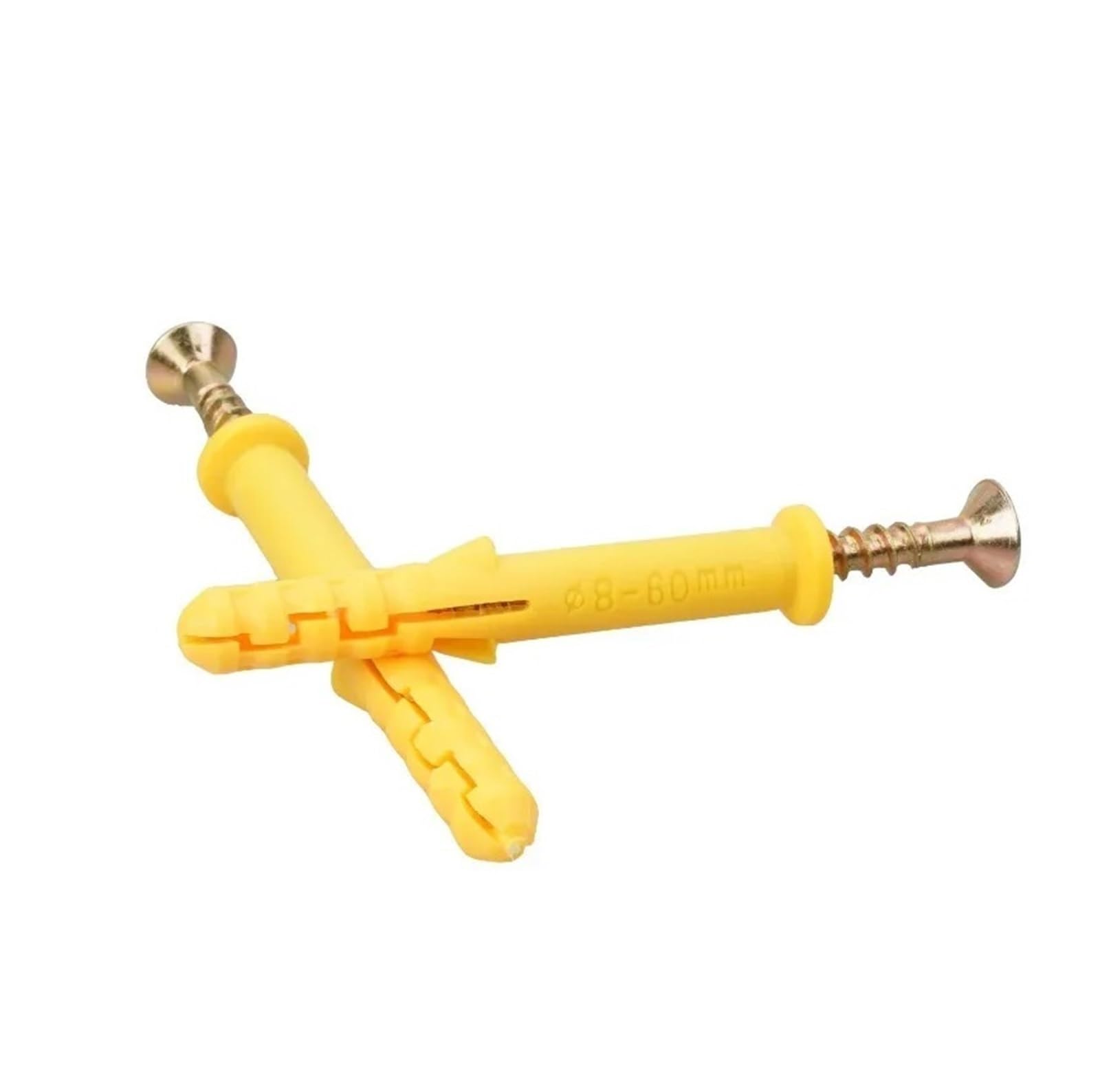 Set da 50/100 viti autofilettanti for tubi di espansione in metallo, tasselli for bulloni di ancoraggio for pareti in calcestruzzo, viti, elementi di fissaggio(100Sets,M6x40)