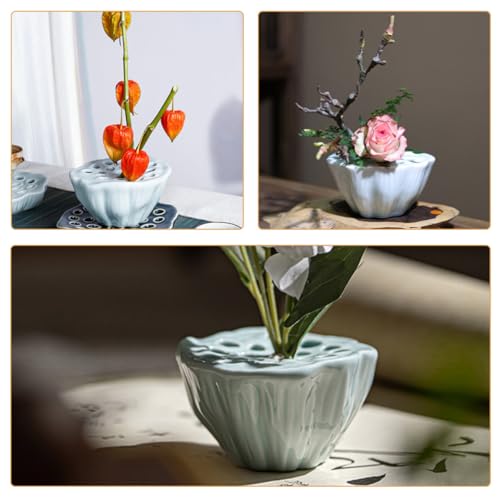 Vase capsule en céramique pour fleurs facile à cultiver
