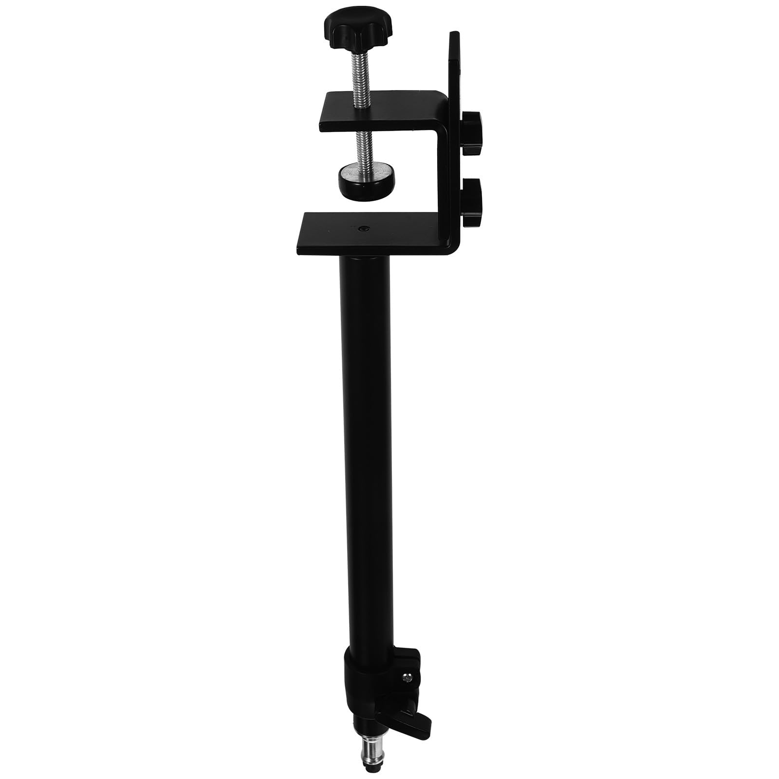 Soporte de cámara para escritorio con abrazadera de mesa compatible con luces 8