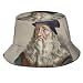 Produktbild ENZOOIHUI Leonardo Da Vinci Eimerhut Unisex Sonnenhut Gedruckter Fischer Packbarer Reisehut Mode Outdoor Hut