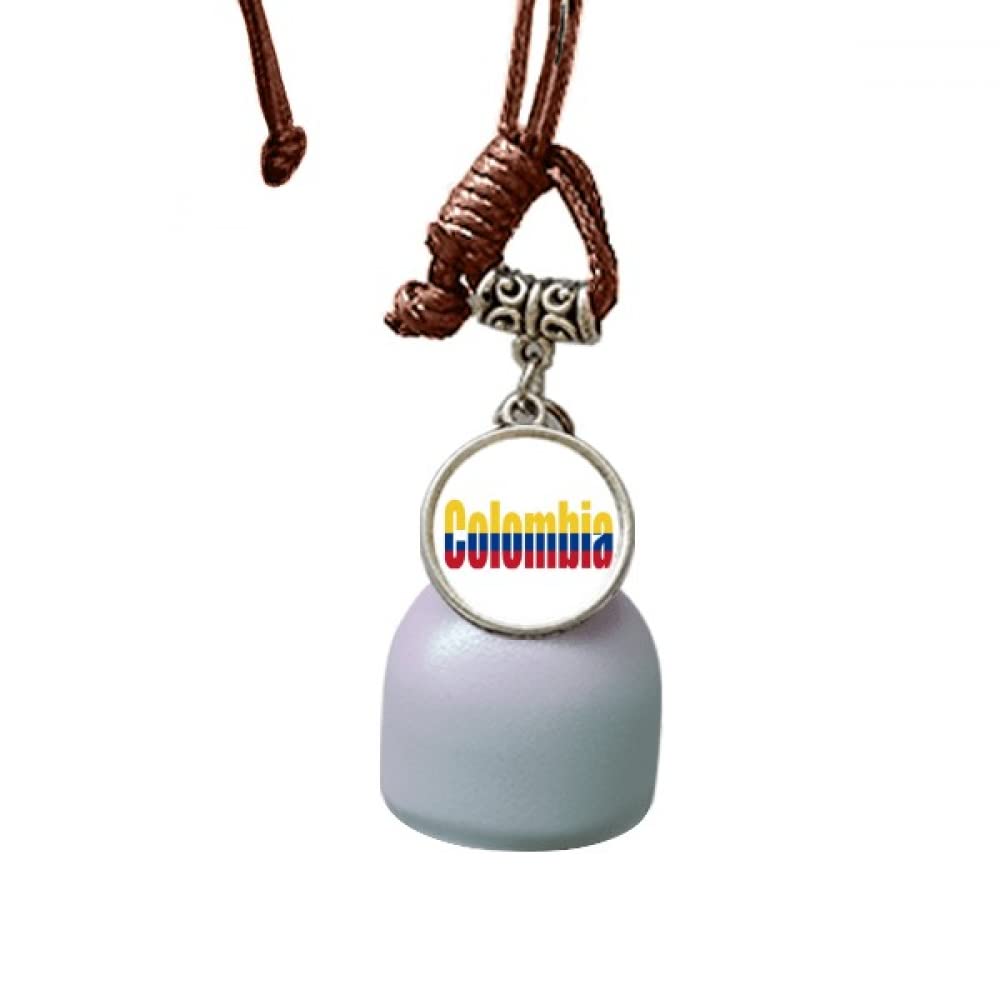 Carillon voiture drapeau Colombie : le cadeau idéal pour conducteur