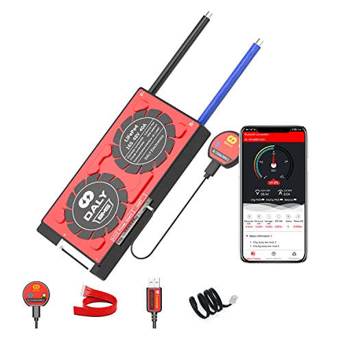 Daly Smart BMS 16S LiFePO4 48V 40A, Intelligente Li-Batterie-Schutzplatine,...