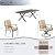 ASJMR 7 Piece Outdoor Dining Set for 6, Metal Patio Table and Chairs with Cushions, Patio Furniture Set with 2 Swivel Chairs, Rectangular Patio Dining Table with Umbrella Hole, Lawn Deck, Yard-Sand