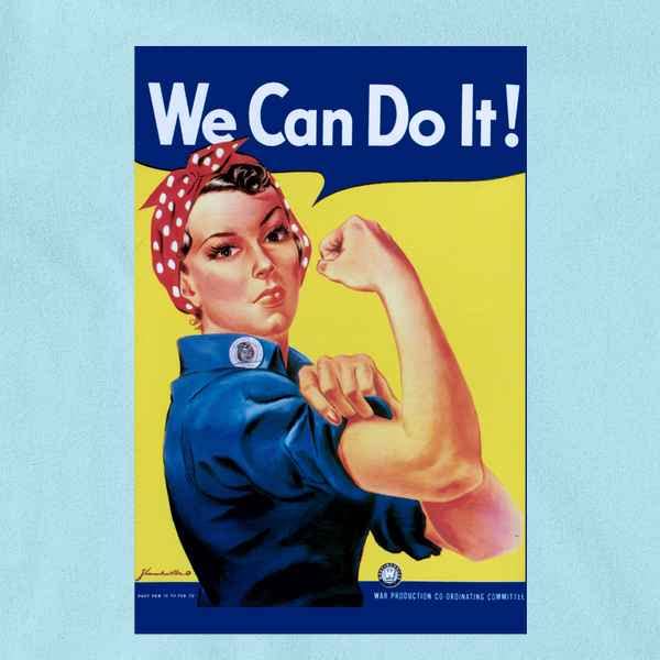 Pop Threads Rosie the Riveter We Can Do It Feminist Infant Baby Boy Girl Bodysuit2