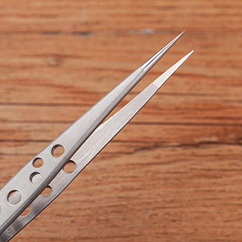 Image of Wolfride 5Pcs Stainless Steel Tweezers Precision Tweezer Tool Set for Electronics Repair, Crafting