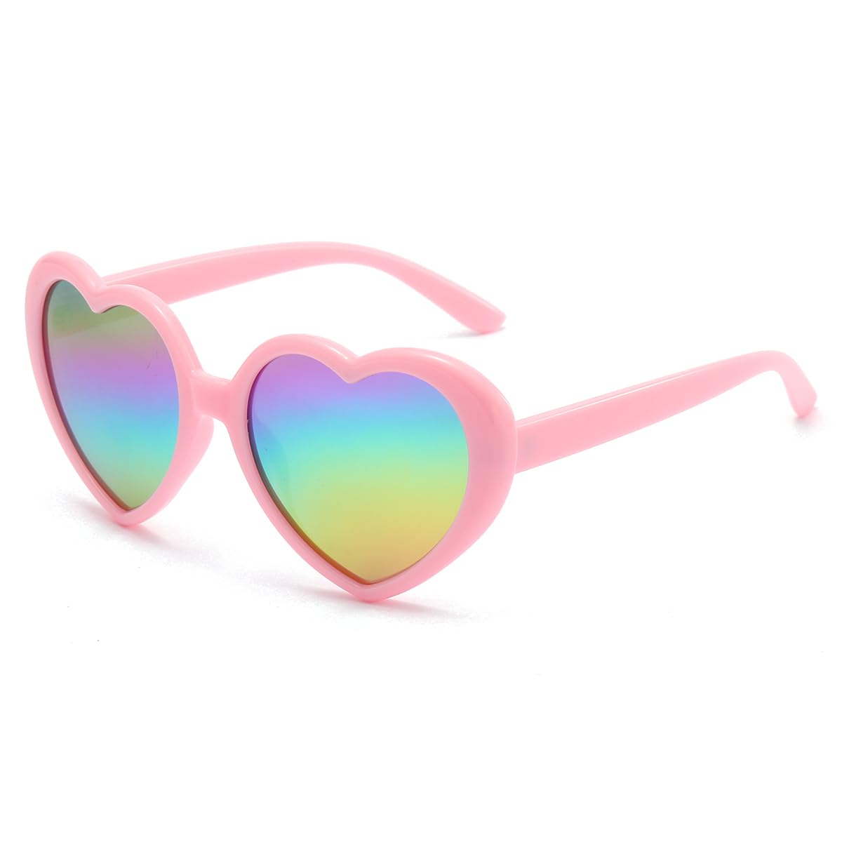 NIDOVIX Polarized Heart Shaped Sunglasses for Women Lovely Vintage Retro Fashion Heart Sun Glasses UV400 Protection Lens