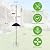Backyard Expressions Heavy Duty Bird Feeding Station Kit w/Squirrel Baffle - 90" Bird Feeder Pole with 5 Prong Base, Suet Feeder, Mesh Feeding Tray, 4 Feeder Hooks, Water Dish - Black w/Gold Fleck