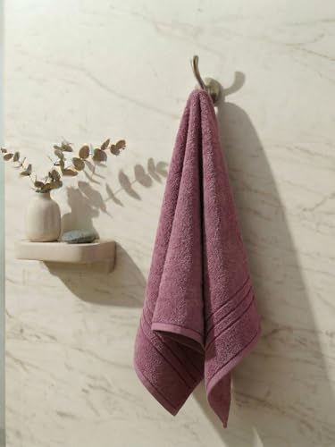 Image of Monte Carlo Essential 100% Cotton Small Bath Towel | 340 GSM Ultra Lightweight & Quick Dry | Soft Absorbent Compact Towel 60x120 cm | Bathroom Towel for Gym, Travel & Daily Use (Soho) | Chocolate