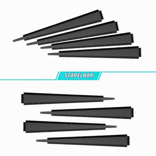Foto von Wedge-Unterlegscheiben zum Nivellierung - 36-Teiliges Set, Starke Tischkeile, Heimwerker-Nivellieren für Möbel, Tisch, Stuhl, Schrank, Tischbeine, Restaurants - Verstellbare -Möbel-Nivellierer