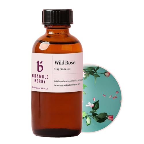 Image of Bramble Berry Wild Rose Fragrance Oil | Wild Rose Scent for Soap Making, Candle Making, Lotion & Bath Bombs | Skin Safe, Vegan, Paraben & Phthalate Free, DIY Craft Essential