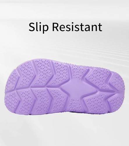 Image of Toddler Kids Clogs for Boys Girls Comfortable Slip on Sandals Beach Pool Slipper