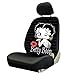4 pc Betty Boop Timeless Original Design Black Front Lowback Seat Covers Set New