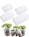 BcPowr 400 PCS 4 Size Biodegradable Non-woven Nursery Bags Plant Grow Bags Fabric Seedling Pots Plants Pouch Home Garden Supply
