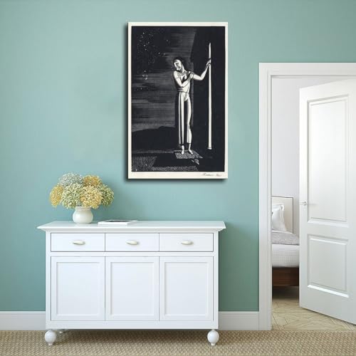 Nuit étoilée Rockwell Kent pour habiller un mur vide de salon ou bureau - 4
