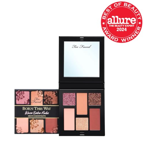 Born This Way Mini Eye Shadow Palettes, Warm Ember Nudes, 1 g (Pack of 1)