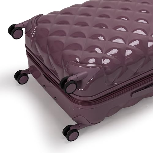 Travelers Club Women\'s Alluring 3 Piece Luggage Set, Wistful Mauve
