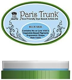 Eco Green Crafts Paris Trunk Dye-Based Artists Ink, Blue Silk