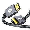 IVANKY 10K 8K HDMI Cable 10 ft, 48Gbps HDMI 2.1 Cable 10ft Ultra High Speed, 8K@60Hz, 4K@120Hz, HDR/eARC/HDCP 2.2&2.3, Braided HDMI Cord 10ft Compatible for Roku TV/PS5/Xbox/Laptop/Monitor/PC/Switch