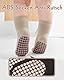 Kyopp 5 Paar Stoppersocken Baby Kleinkinder ABS rutschfeste Socken Tiermotive Kindersocken Zebra Baumwolle Socken Crew Socks
