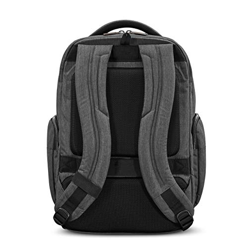 Samsonite Modern Utility Double Shot Laptop Backpack, Charcoal Heather, One Size - Image 3