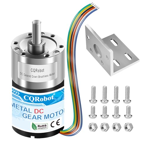 CQRobot 70:1 Metal DC Geared-Down Brushless Motor 37Dx24L mm 24