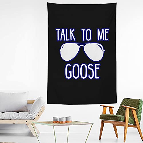 Talk To Me Goose Wall Hanging Tapestry With Hooks For Bedroom Living Room Home Decorations 60"X90" #TOP2