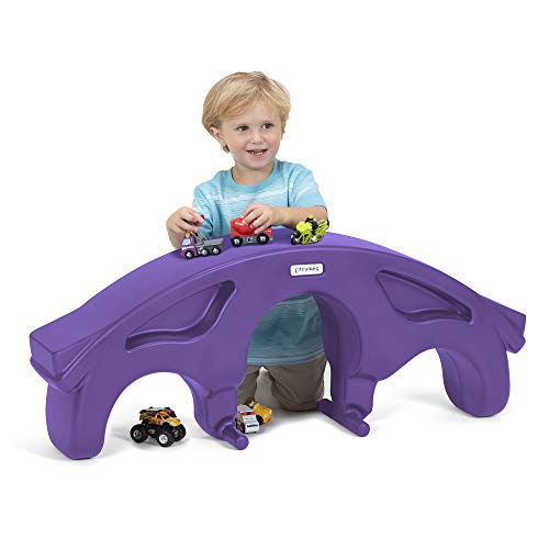 Image of Simplay3 Rock and Roll Teeter Totter Seesaw - Rocking Fun for Two Toddlers or Kids Ages 18 Months to 5 Yrs- Purple, Made in USA