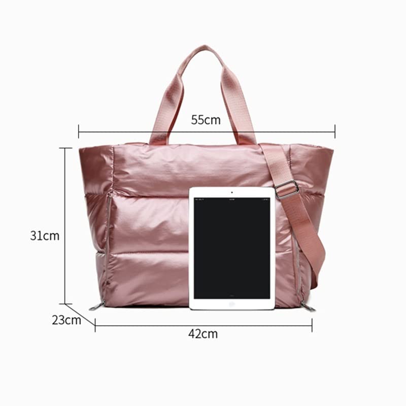 Women Gym Sports Bag Swimming Yoga Mat Travel Duffle Bags for Women Sport Fitness Shoulder Handbag(black-JoJo's Bizarre Adventure1)2