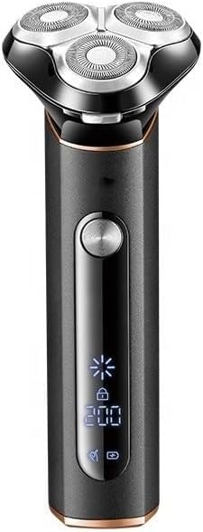 Electric Razor for Men Metal Shell Waterproof Electric Shaver for Men Wet Dry Beard Electric Razor Facial Shaving